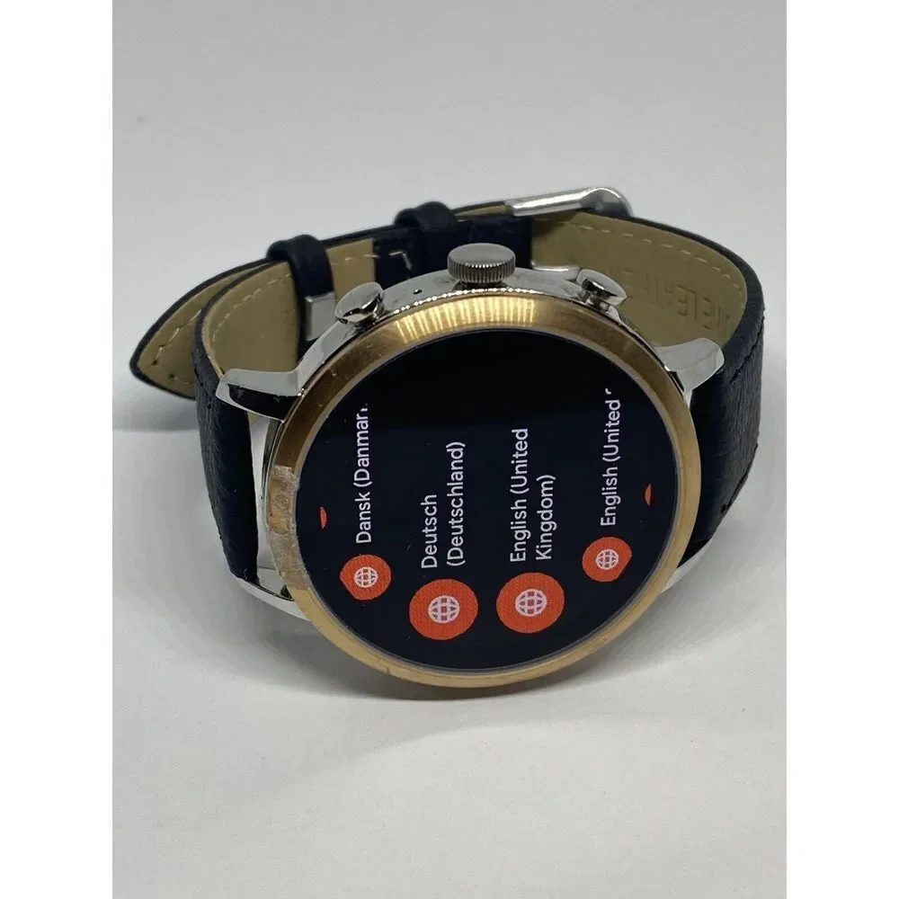 Fossil Gen 4 Authentic Digital Dial Smart Watch Custom Band FTW6016 AB489